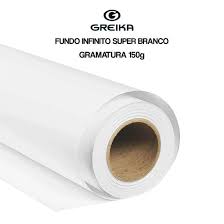 FUNDO INFINITO DE PAPEL GREIKA DIMS 2,72X10MTS COR SUPER BRANCO