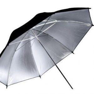 Sombrinha Refletora Preta e Prata  101cm - BS 40