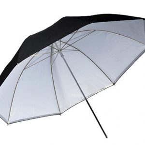 SOMBRINHA REFLETORA PRETA E BRANCA 101CM BW-40