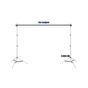 kit suporte movel para fundo Infinito