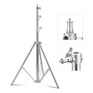 Tripé de Iluminação Fc S288 S - Aço Inox - Altura Maxima 2,80mt - s/ Rodinhas - Cap 8kg